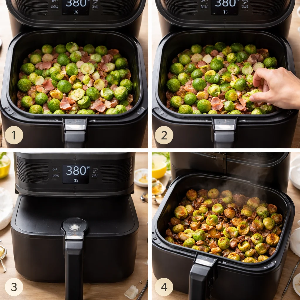 air fryer brussels sprouts