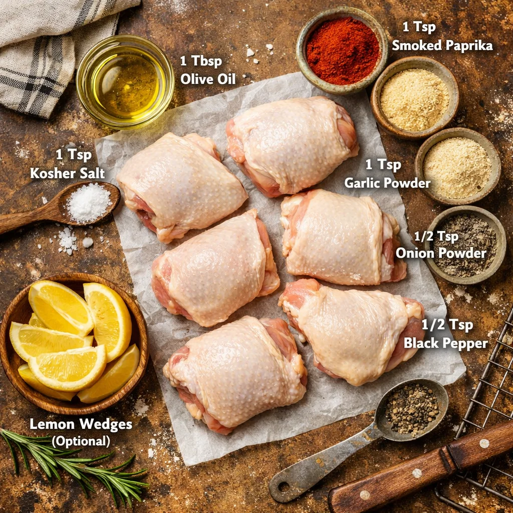 Air Fryer Crispy Chicken Thighs 3 air fryer chicken thighs - Air Fryer Crispy Chicken Thighs
