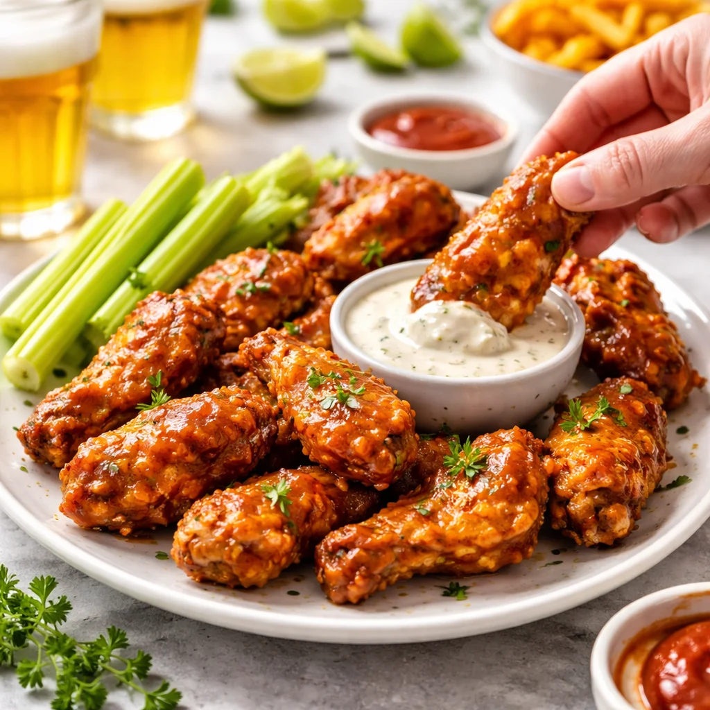 Air Fryer Crispy Low-Carb Chicken Wings 2 Air Fryer Crispy Low-Carb Wings - Air Fryer Crispy Low-Carb Chicken Wings