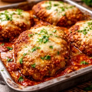 Almond-Crusted Chicken Parmesan