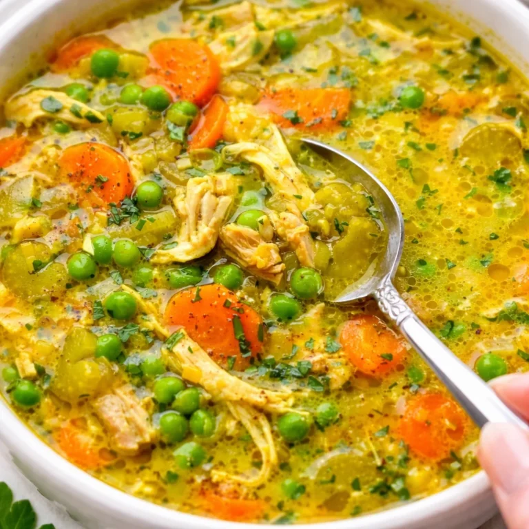 Anti-Inflammatory Turmeric Soup 37 Bowl of warming anti-inflammatory soup with turmeric, lentils, and fresh vegetables.