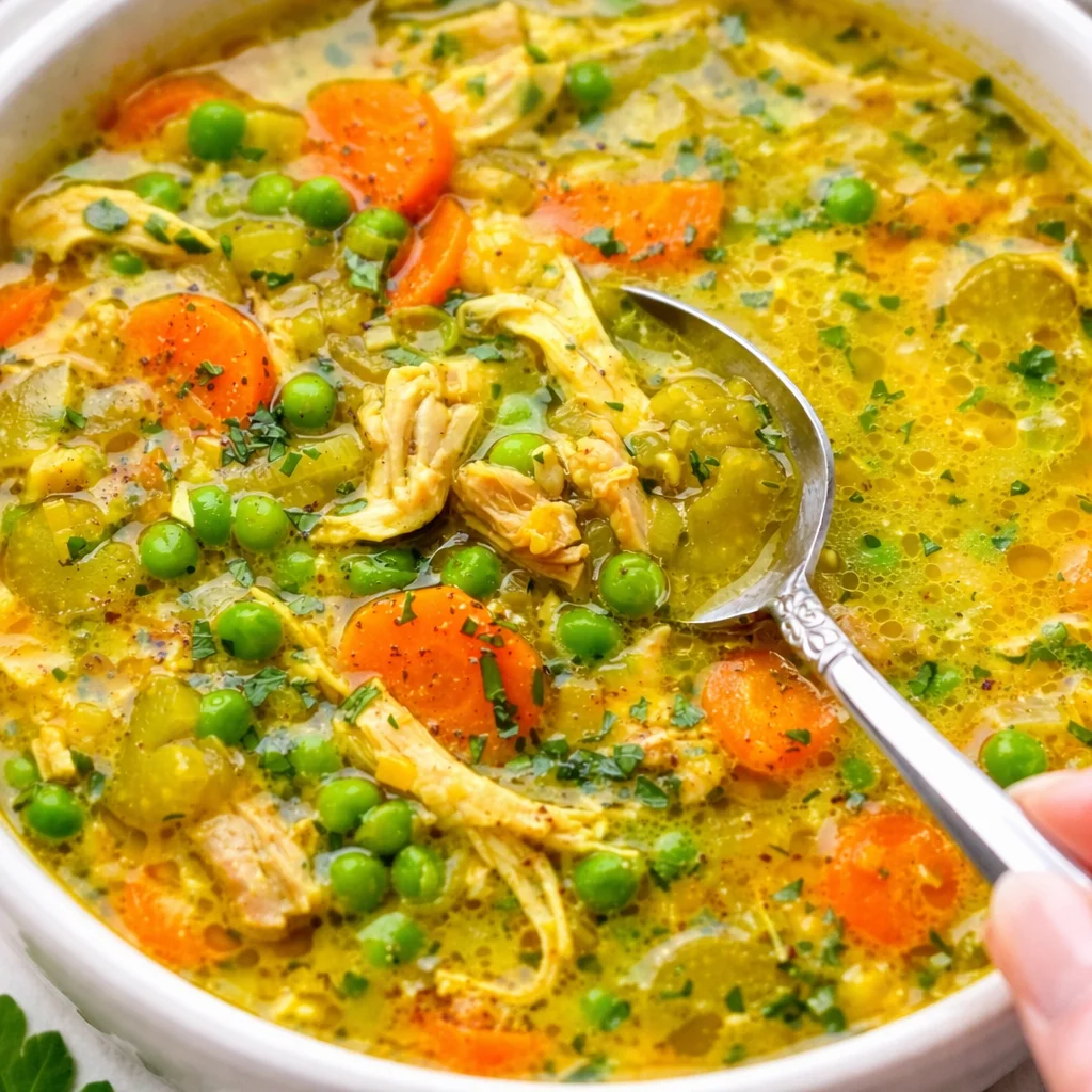 Anti-Inflammatory Turmeric Soup 1 Bowl of warming anti-inflammatory soup with turmeric, lentils, and fresh vegetables.