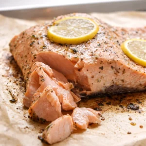 Baked Salmon Cottage Cheese