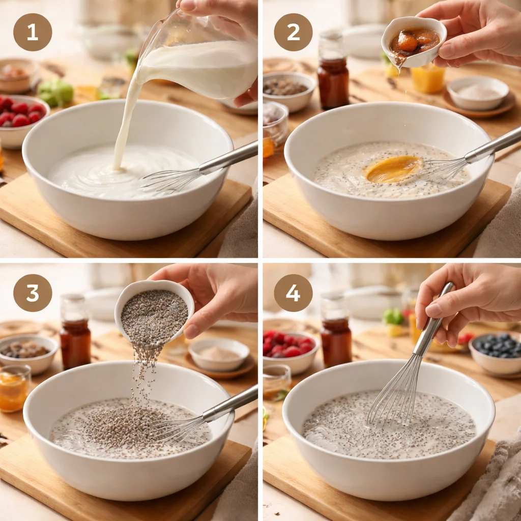 Chia Seed Pudding (Low-Carb Prep) 4 chia seed pudding