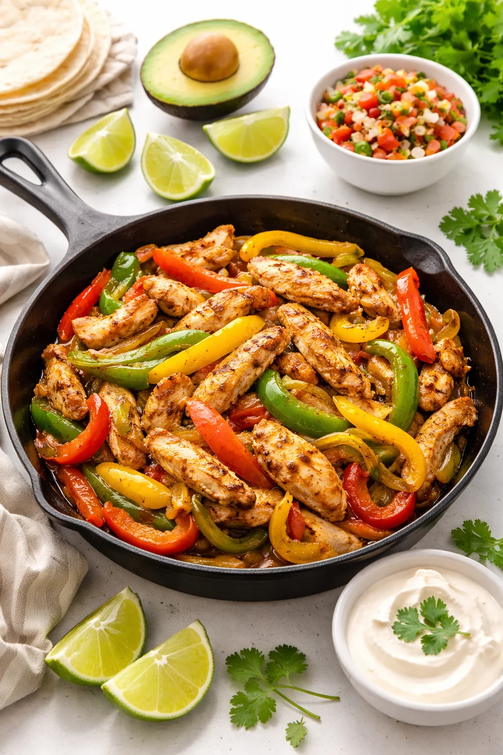 chicken fajitas