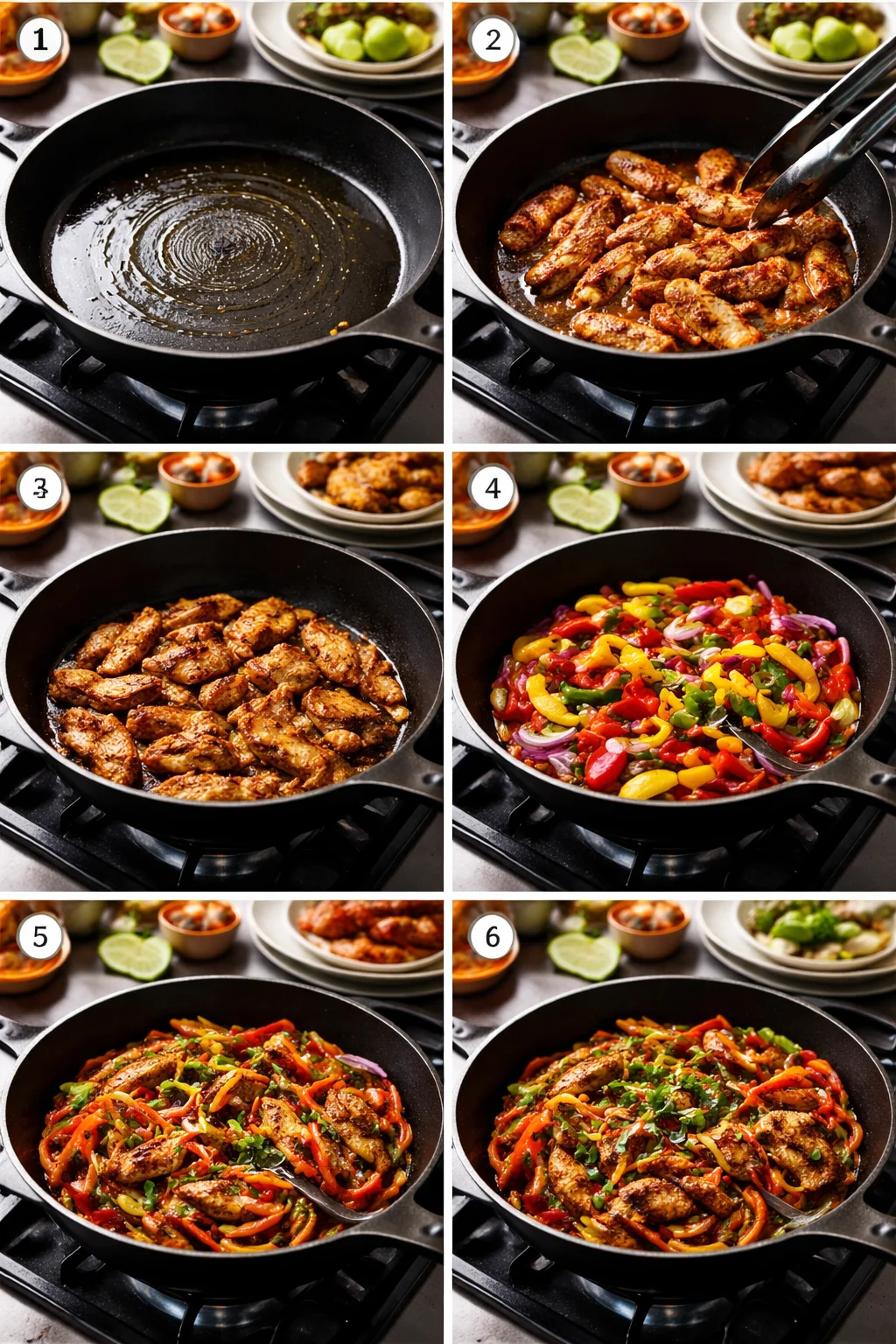 Chicken Fajitas (No Tortillas)