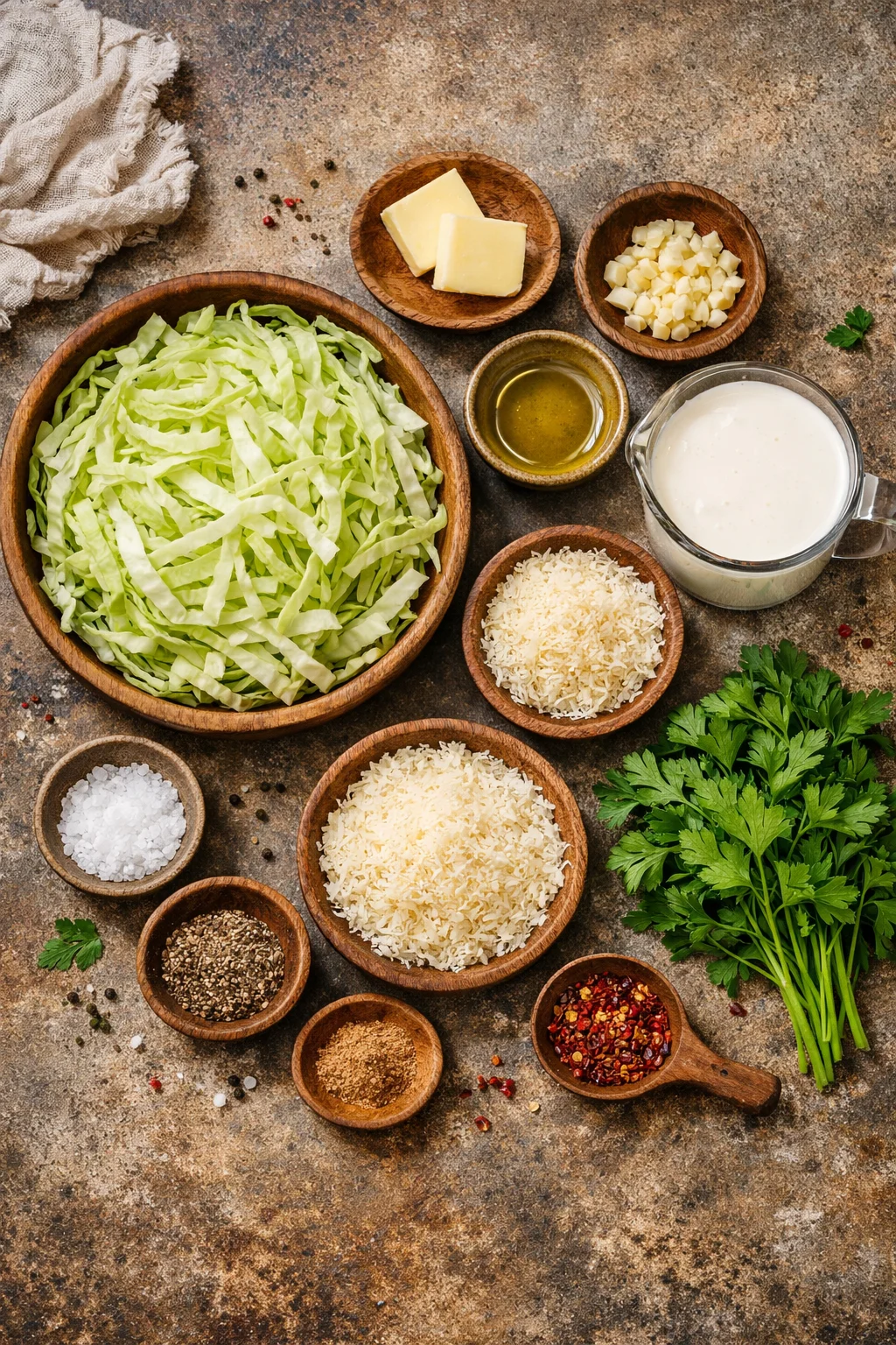 cabbage alfredo