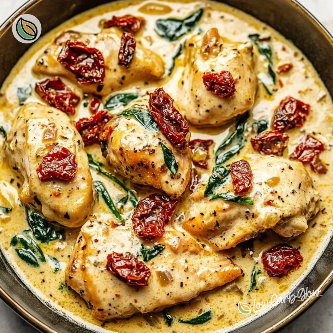 Creamy Tuscan Garlic Chicken Skillet