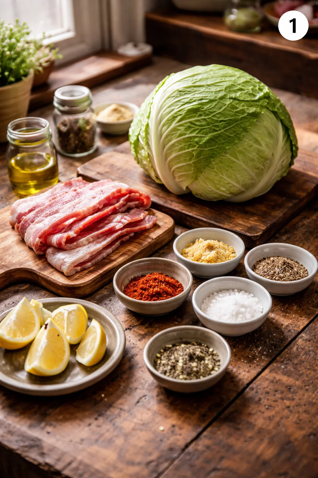 Crispy Roasted Cabbage Wedges with Bacon 4 Crispy Roasted Cabbage Wedges with Bacon