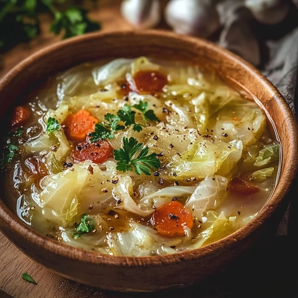 Healing Garlicky Cabbage Soup 2 Healing Garlicky Cabbage Soup