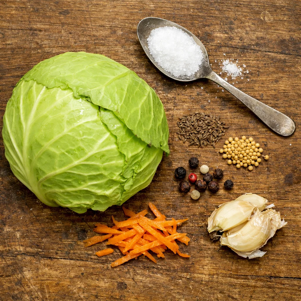 Homemade Fermented Sauerkraut 3 fermented cabbage sauerkraut
