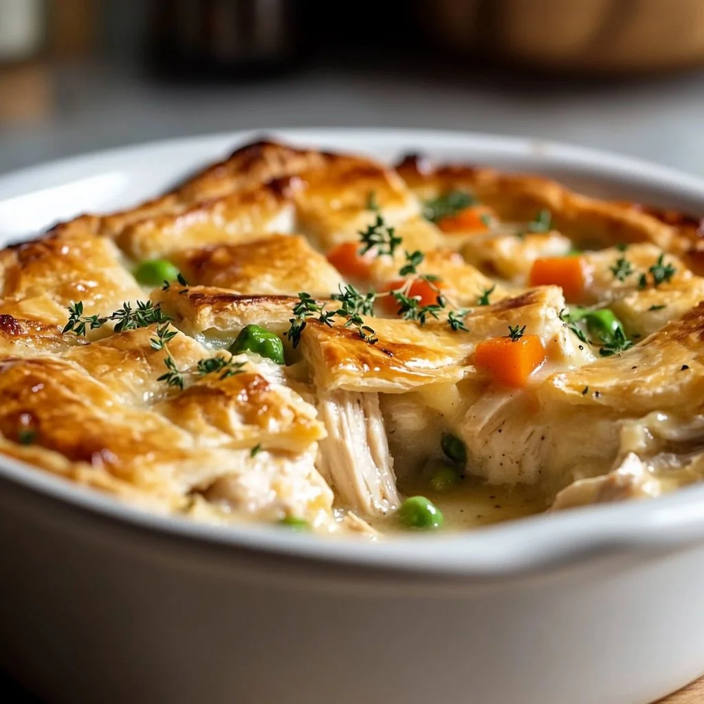 Keto Chicken Pot Pie Casserole