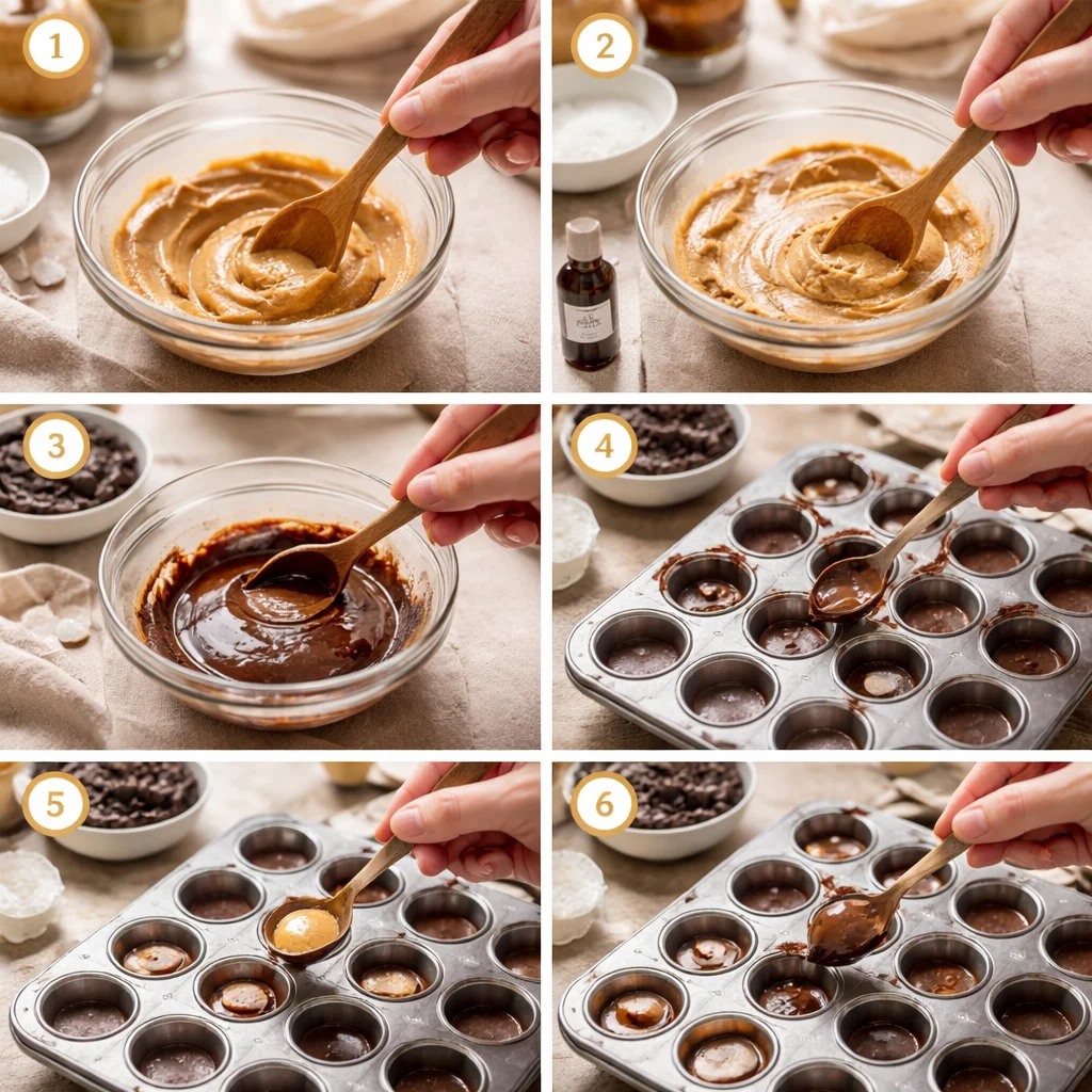 Easy No-Bake Keto Peanut Butter Cups (Ready in Minutes) 4 Easy No-Bake Keto Peanut Butter Cups (Ready in Minutes)