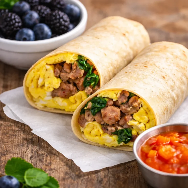 Healthy Low-Carb Breakfast Burrito Bowl That Keep You Full 29 Delicious low carb breakfast burrito filled with eggs, bacon, and cheese, ideal for meal prep.