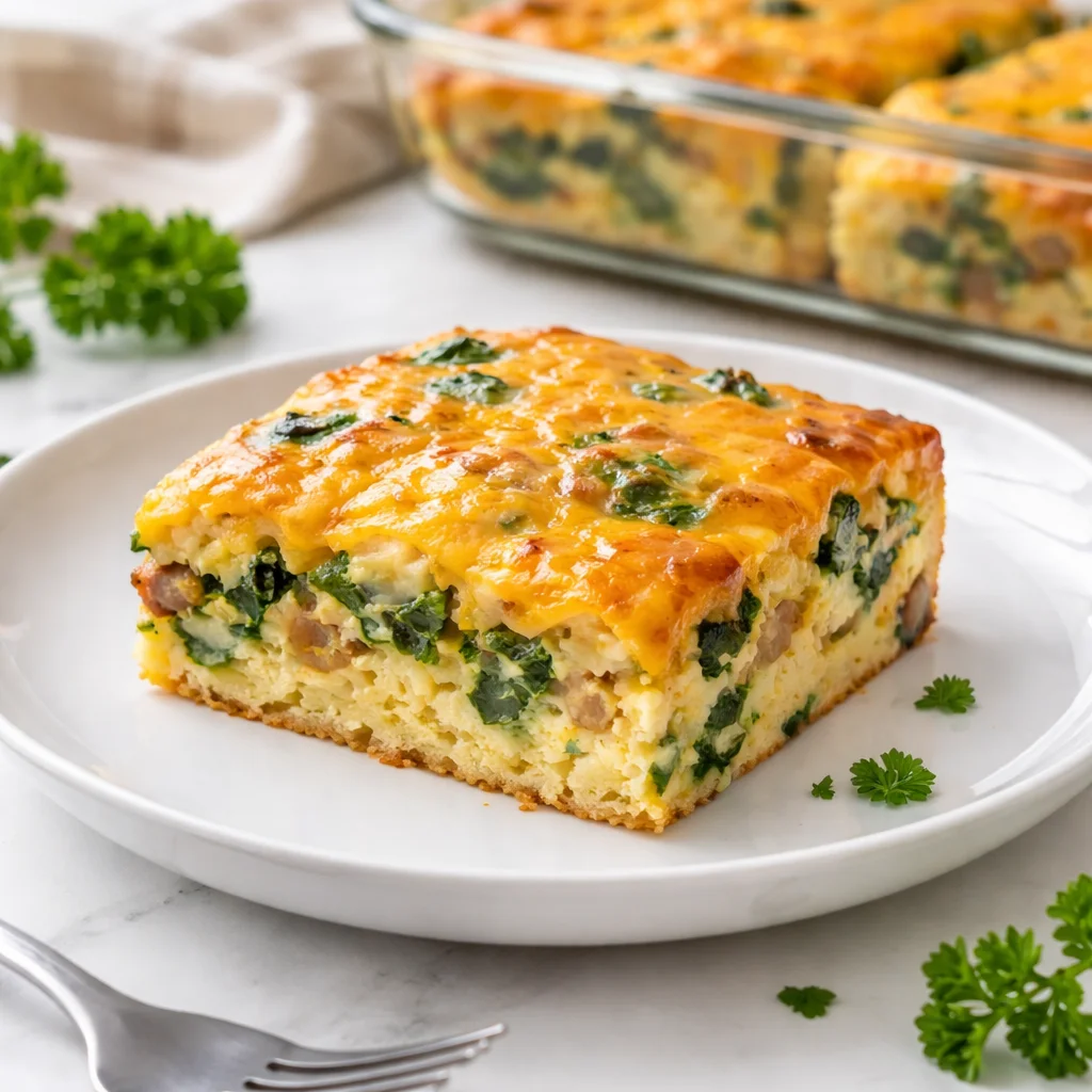 Low-Carb Breakfast Casserole Bake 2 low carb breakfast casserole