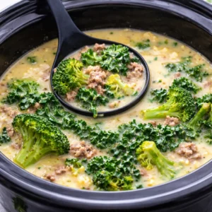 Low-Carb Broccoli Cheddar Soup