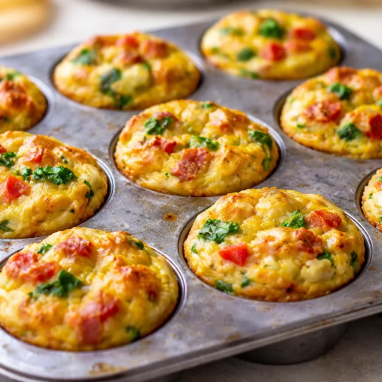 Low-Carb Egg Muffins (Meal Prep) 25 Delicious low carb egg muffins with various fillings for a quick breakfast.