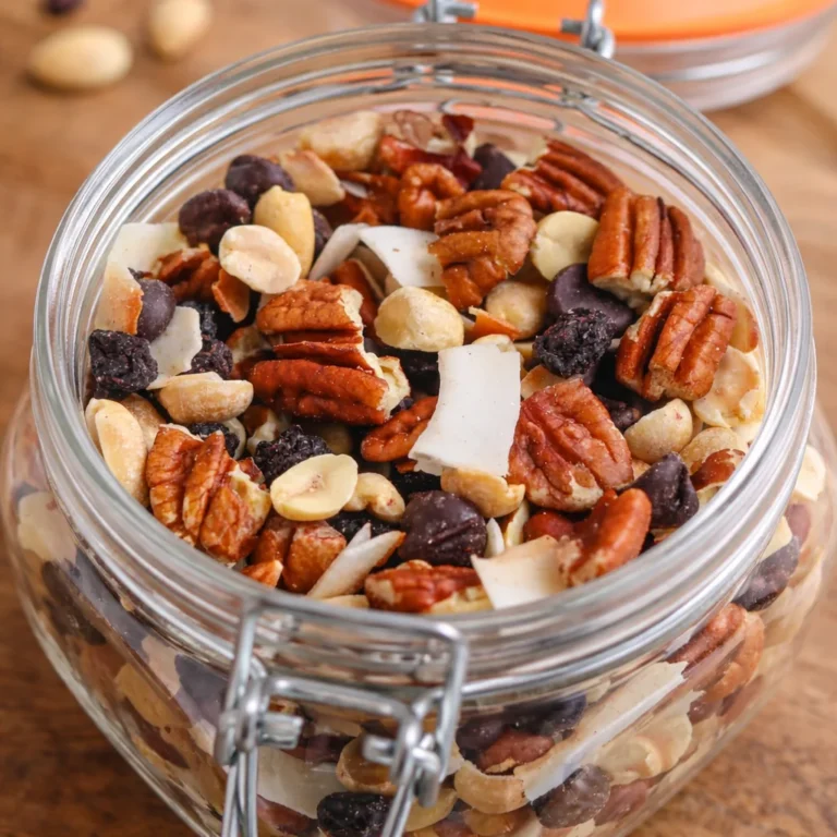 Low-Carb Nut Seed Trail Mix 33 Healthy low carb trail mix with nuts, seeds, and dark chocolate for keto dieters.