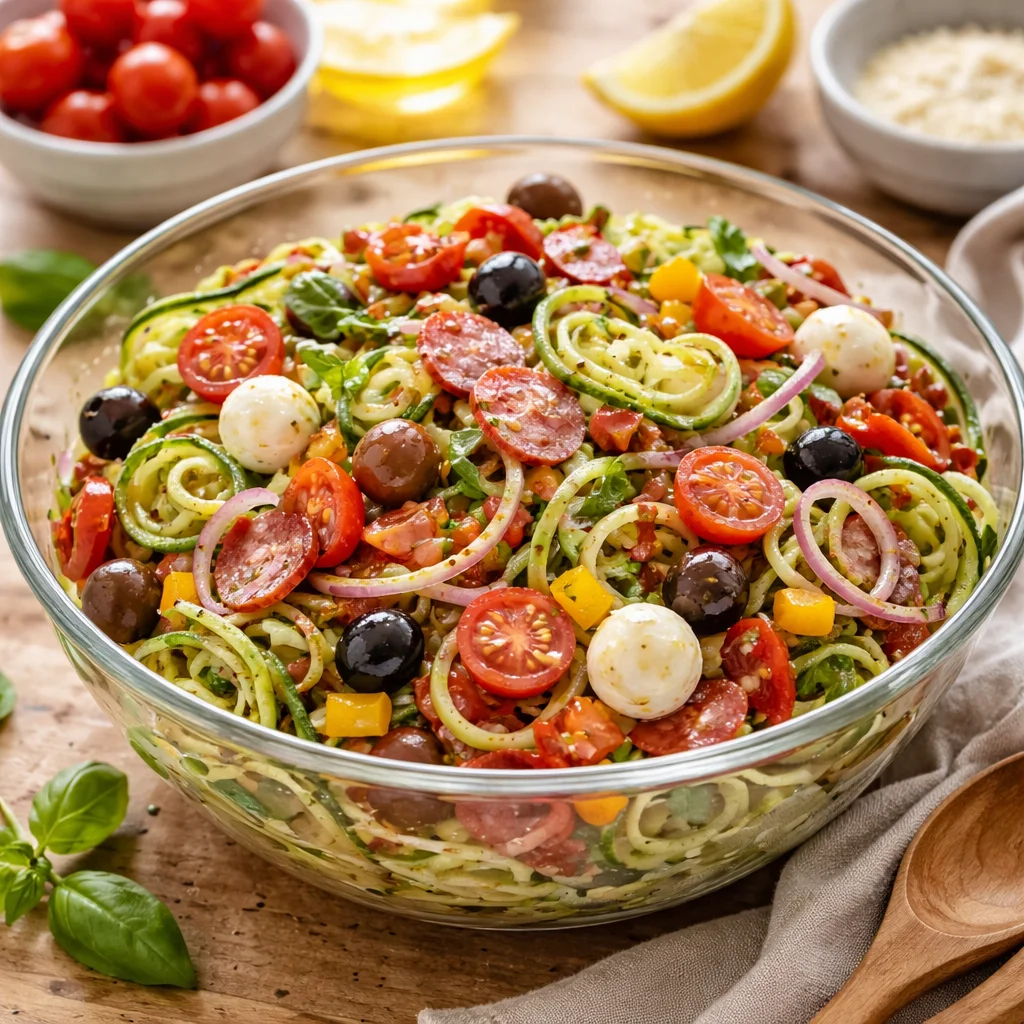 low carb pasta salad
