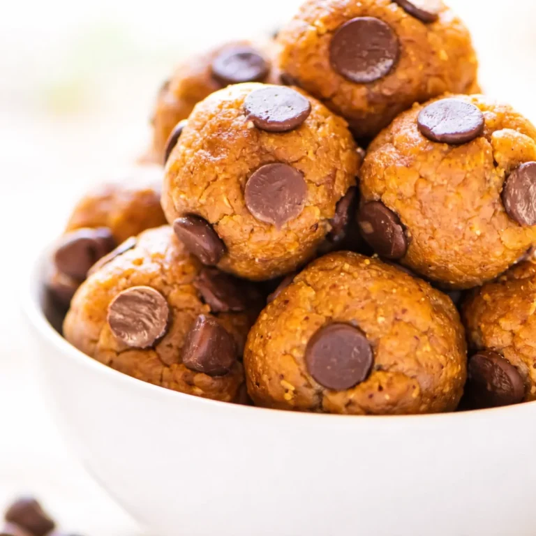No-Bake Peanut Butter Low Carb Protein Balls 37 No-Bake Peanut Butter Low Carb Protein Balls - Plate of delicious no-bake low carb protein balls made with peanut butter and chocolate.