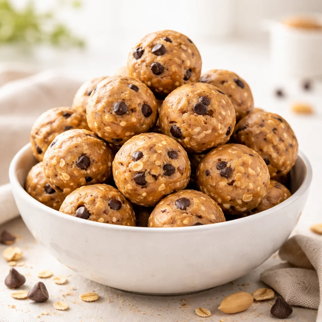 No-Bake Peanut Butter Protein Balls