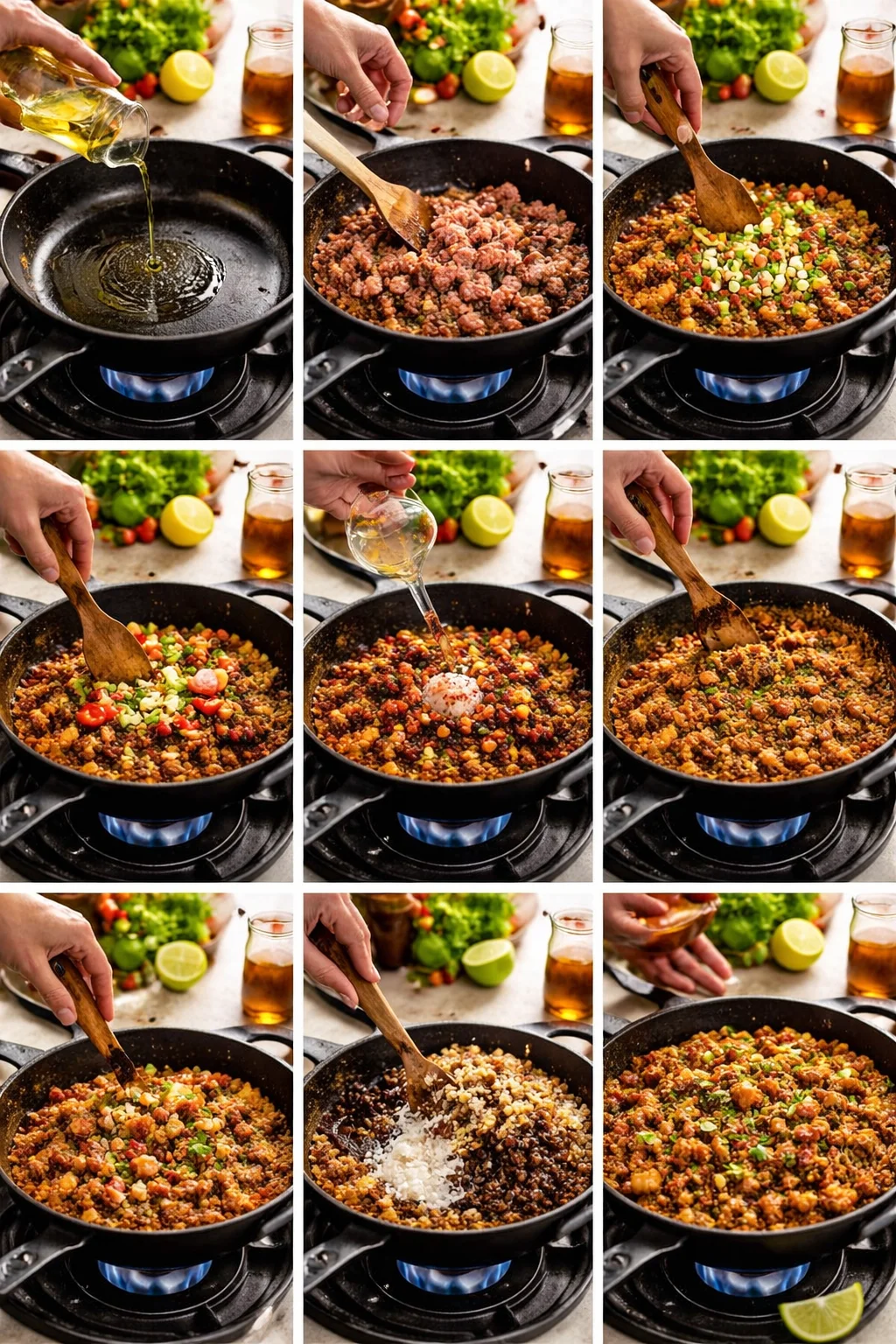 beef taco skillet