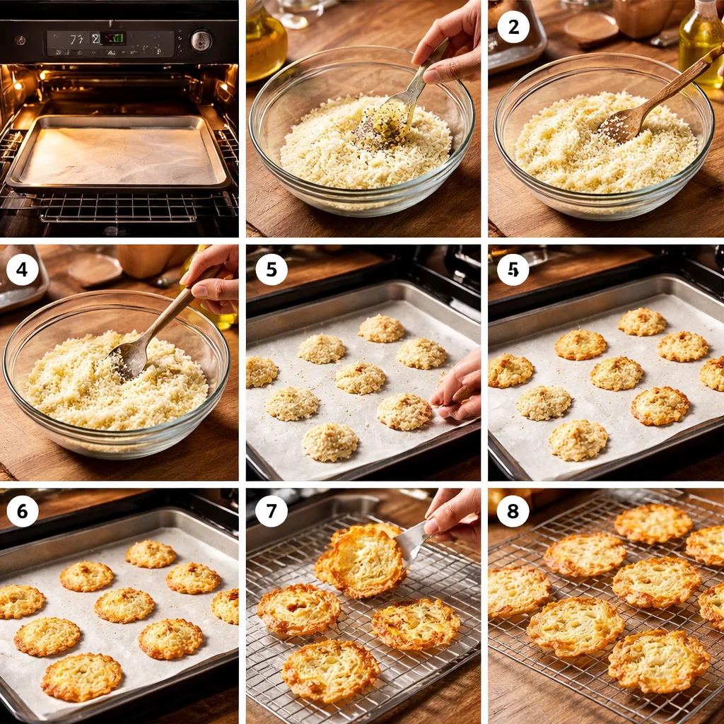 Low Carb cheese Crisps Parmesan Snack 4 Parmesan Crisps (Low-Carb Snack)