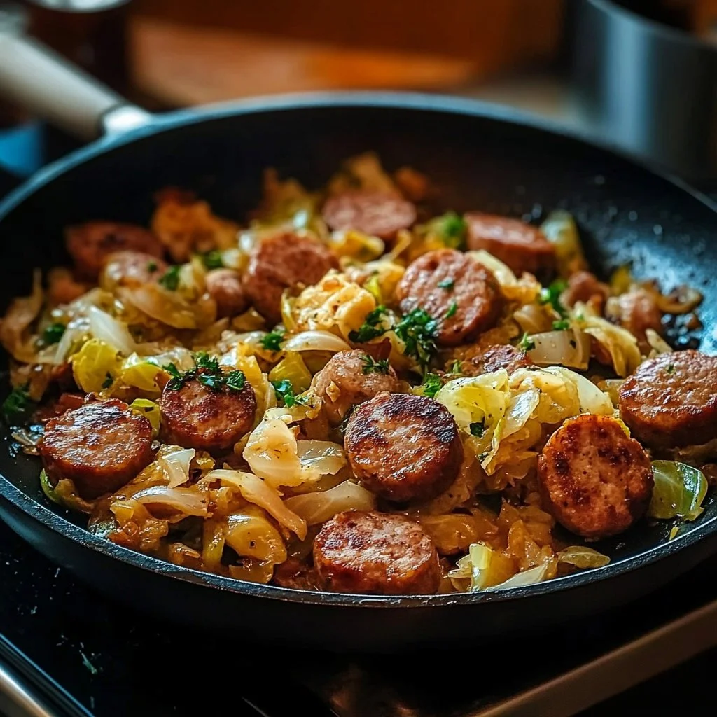 Sausage and Cabbage Stir Fry