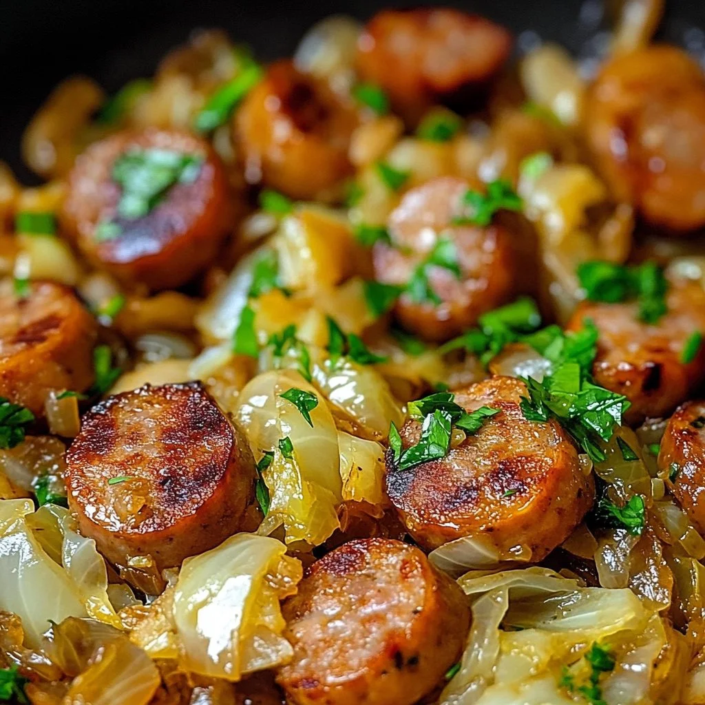 Sausage and Cabbage Stir Fry