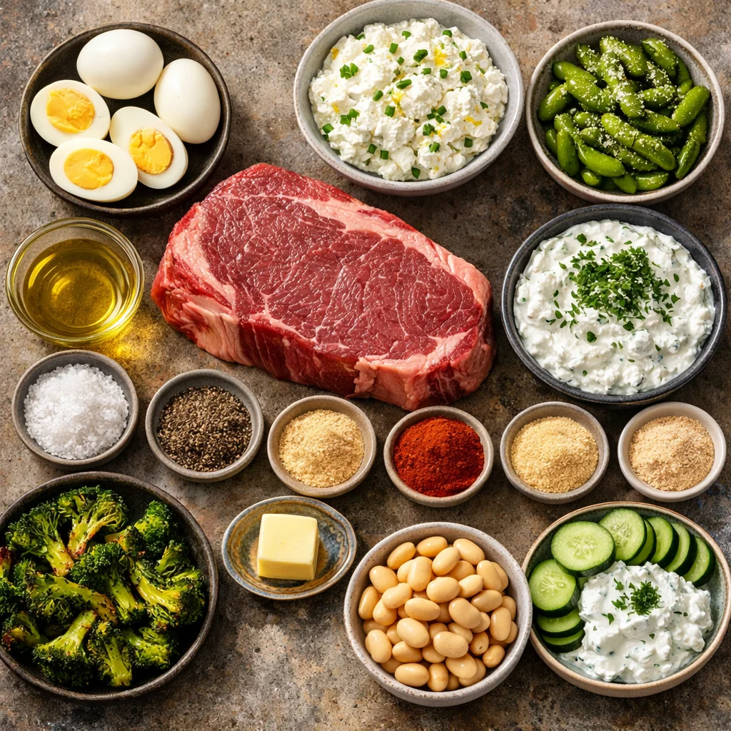 Sirloin Steak with Protein Sides 3 high protein steak meal