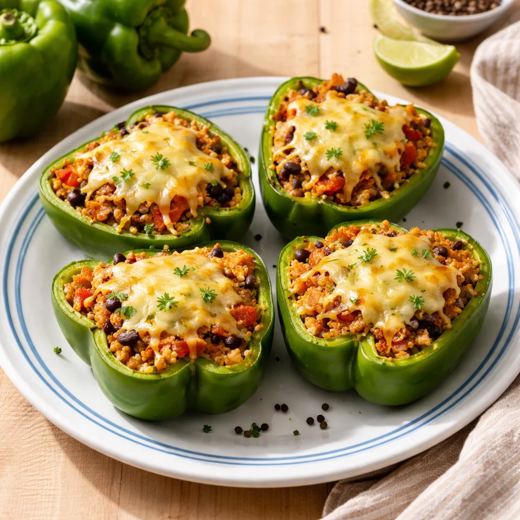 Stuffed Bell Peppers (No Rice)