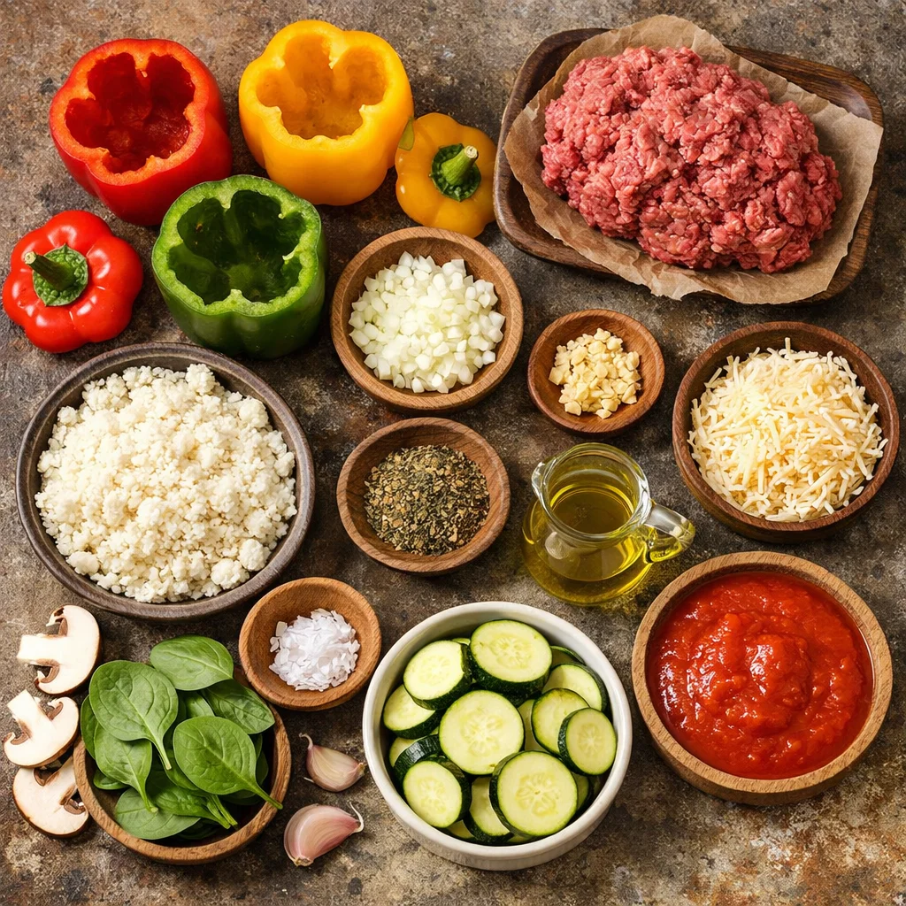 stuffed bell peppers low carb