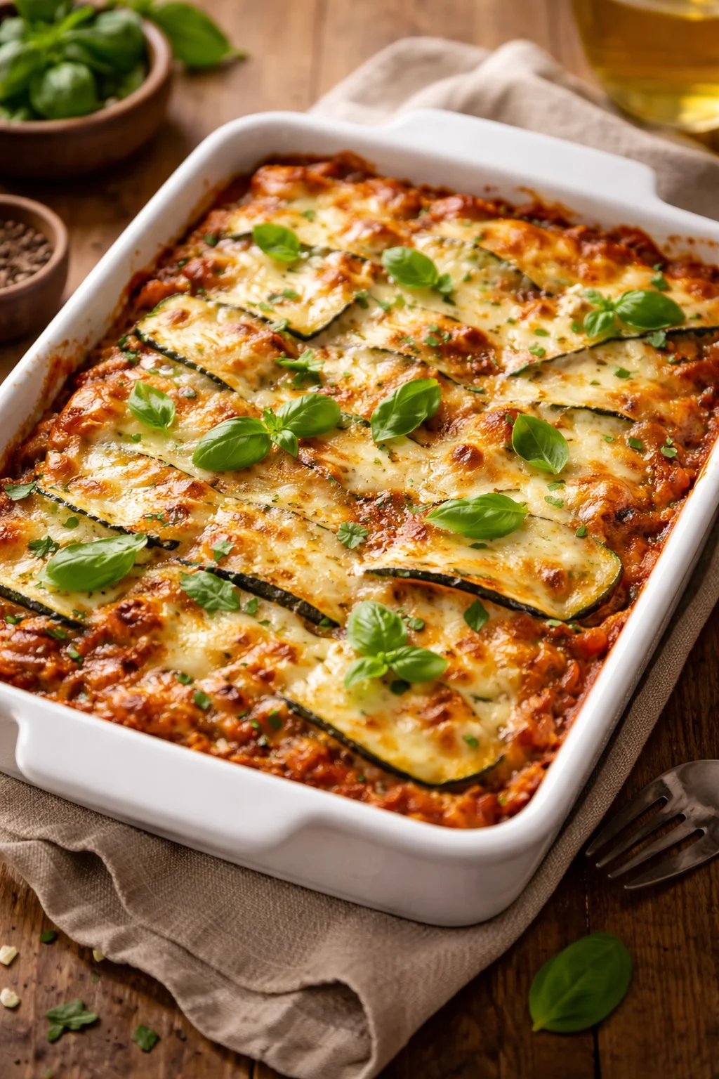 Zucchini Lasagna (No Noodles) 2 Zucchini Lasagna (No Noodles)