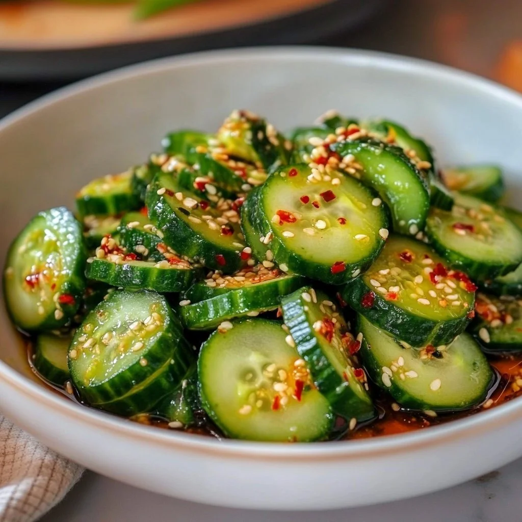 Asian Spicy Cucumber Salad
