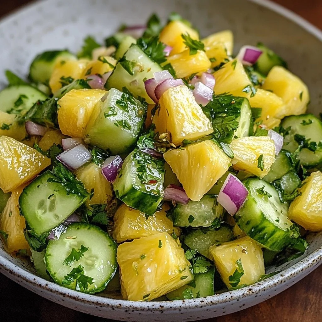 Best 7 Cucumber Salad Recipes for Refreshing Summer Meals 8 Pineapple Cucumber Salad