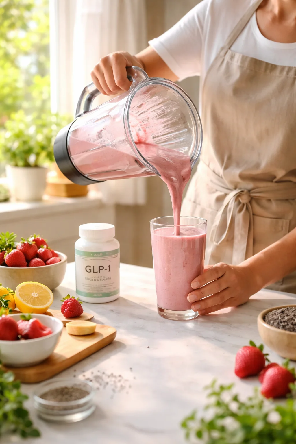 Delicious GLP-1 Smoothie Recipe Homemade for Healthy Living 2 GLP-1 smoothie recipe homemade
