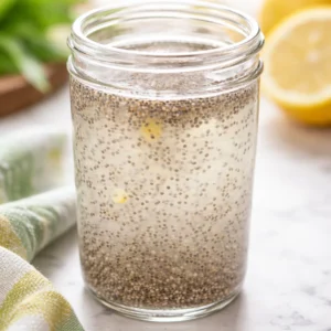 Delicious homemade appetite suppressant drink with natural ingredients.