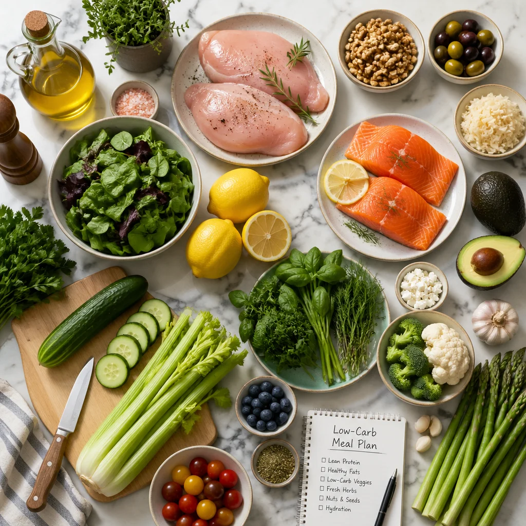 7-Day Low-Carb Gut Health Meal Plan: A Microbiome Reset Protocol With Shopping List 3 low carb gut health meal plan