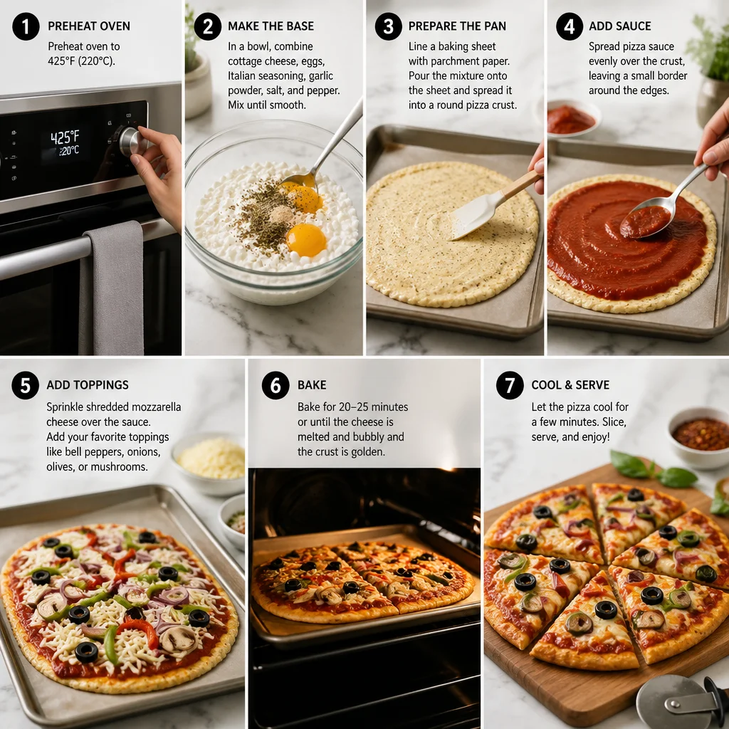 cottage cheese pizza crust