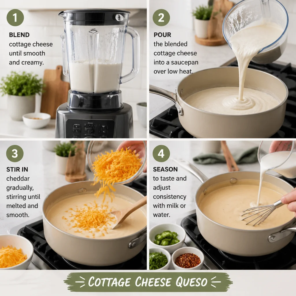 Cottage Cheese Queso: The High-Protein Zero-Starch Game Day Dip That Stays Perfectly Fluid