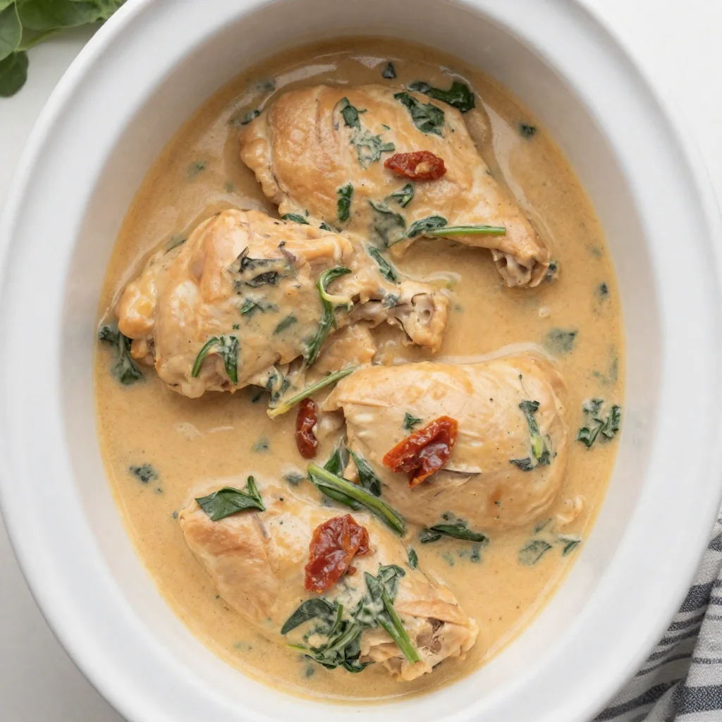Crockpot Tuscan Chicken 3 Crockpot Tuscan Chicken