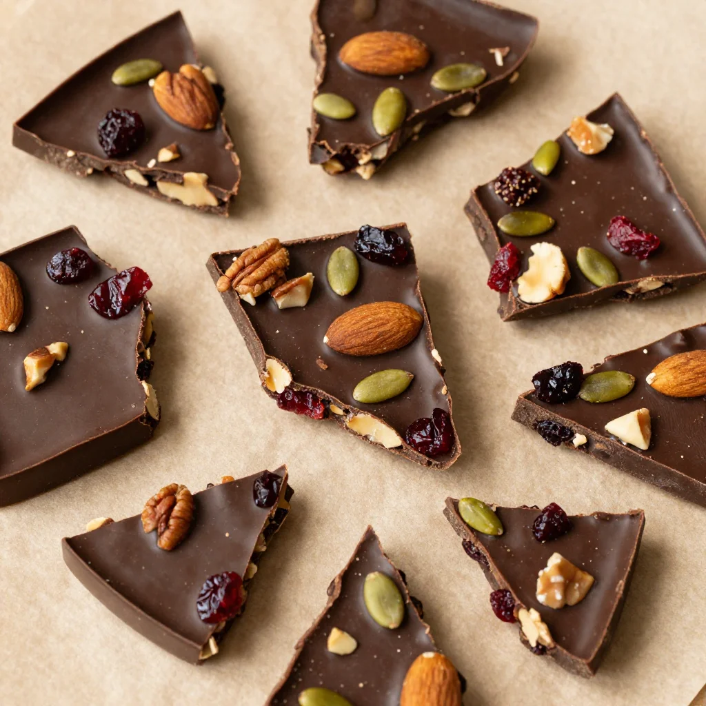 Easy Chocolate Bark with Nuts