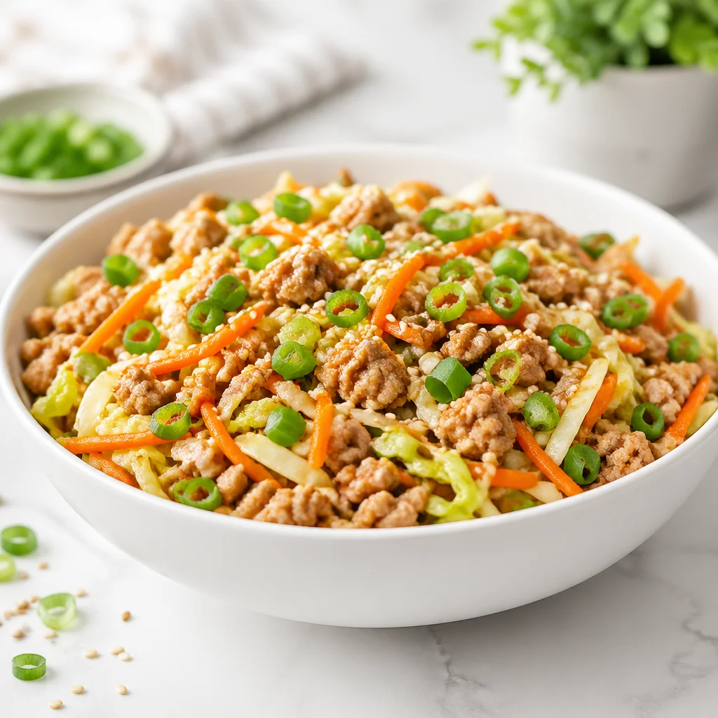 Egg Roll in a Bowl With Ground Turkey: A Leaner GLP-1-Friendly Version of the Classic
