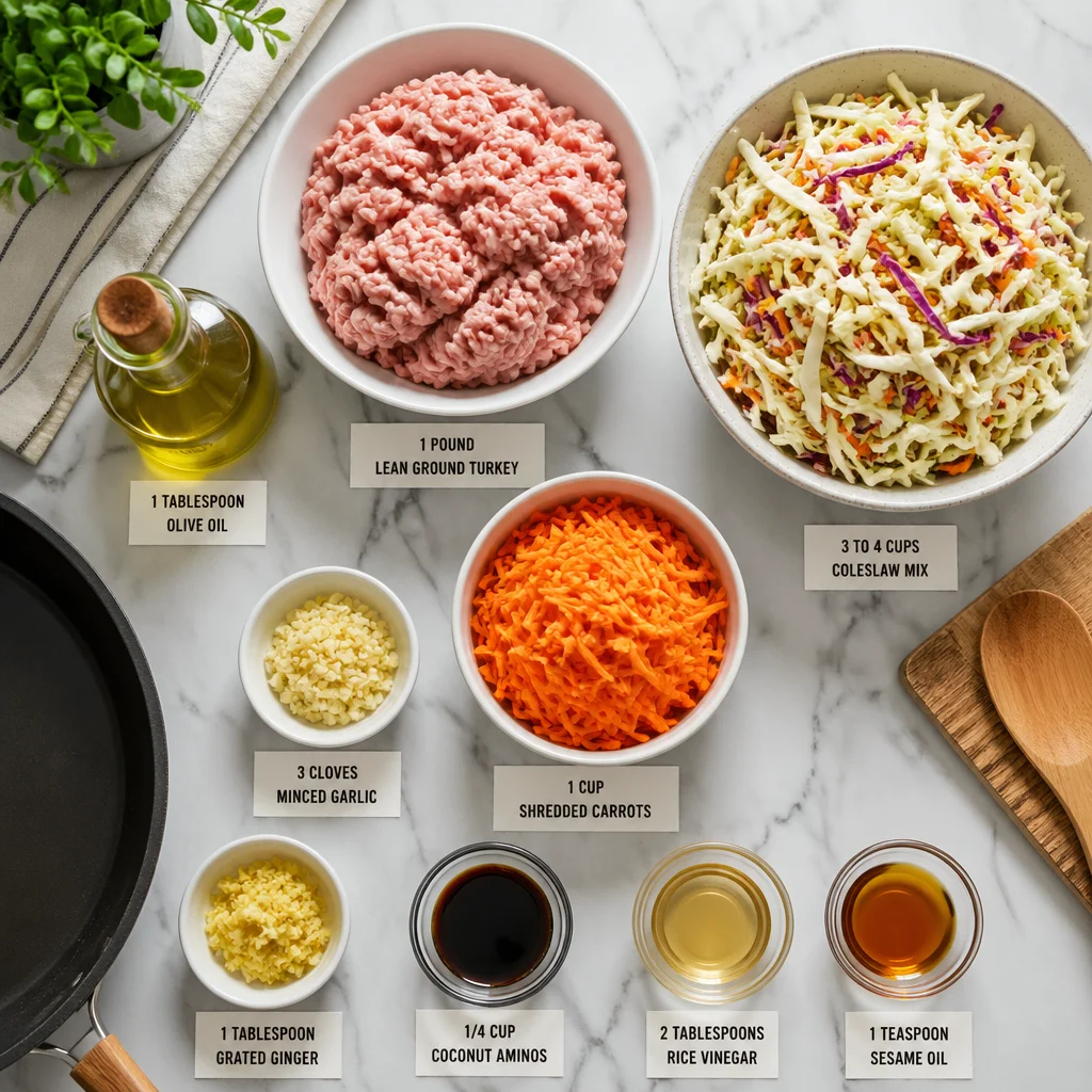 Egg Roll in a Bowl With Ground Turkey: A Leaner GLP-1-Friendly Version of the Classic