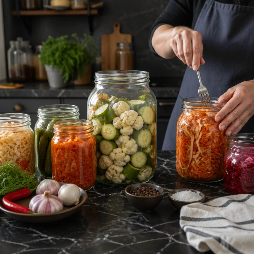 Fermented Food Recipes Low Carb: Homemade Kimchi, Sauerkraut, and More for Gut Health 2 fermented food recipes low carb