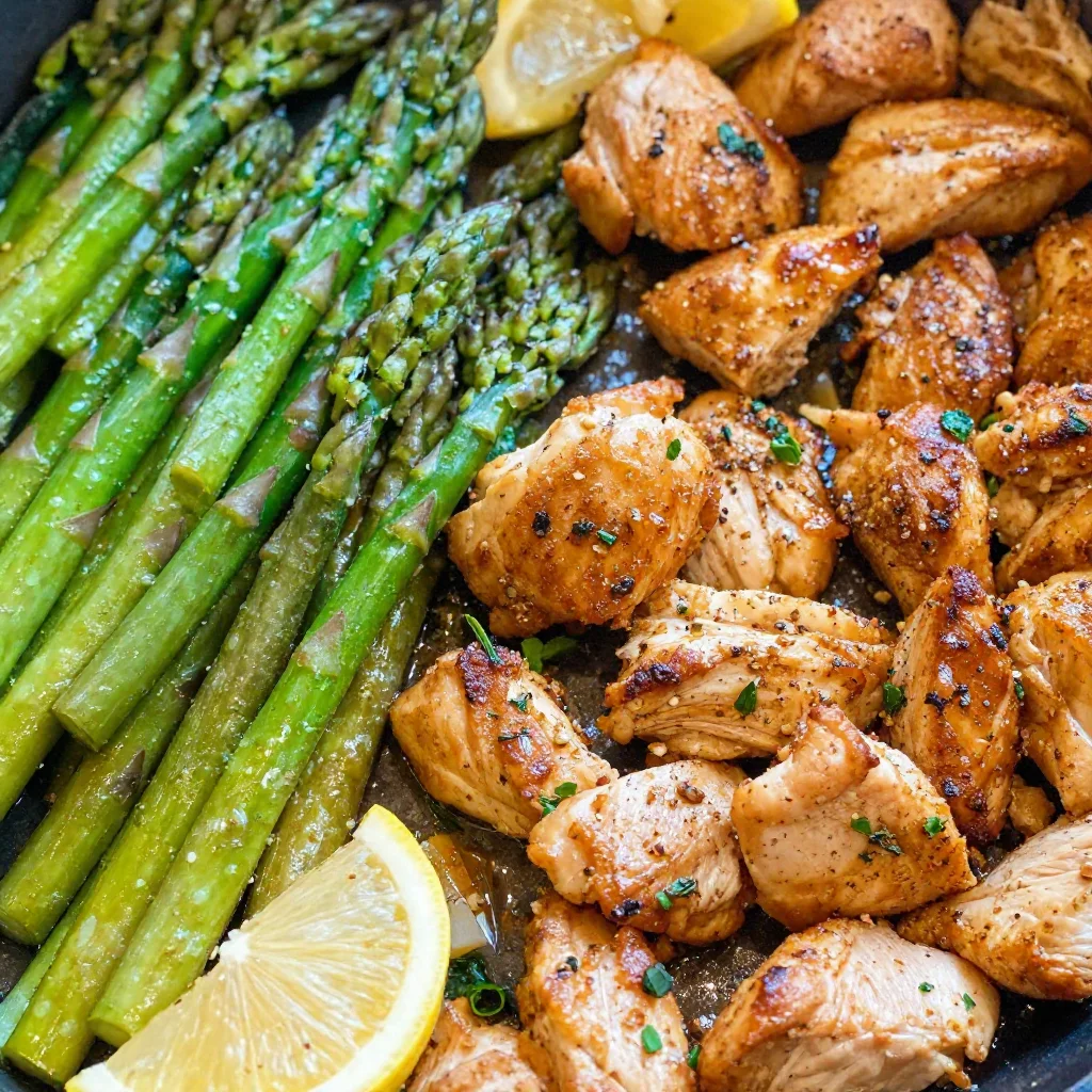 Garlic Butter Chicken and Asparagus 3 Garlic Butter Chicken and Asparagus