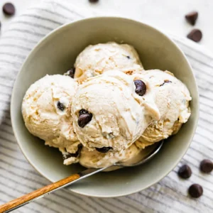 High protein cottage cheese ice cream made with 4 simple ingredients.