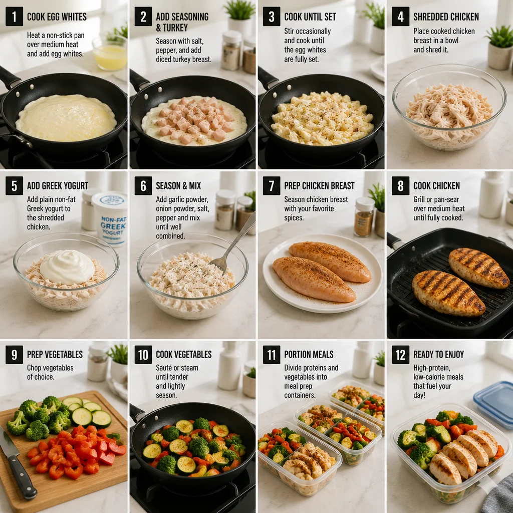 High Protein Low Calorie Meals for GLP-1 Users: 12 Easy Recipes Under 400 Calories 4 high protein low calorie meals for GLP-1