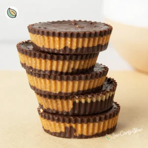 Delicious homemade Keto Peanut Butter Cups ready for a low-carb snack