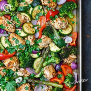 Italian Chicken and Veggies in a Sheet Pan 5 Italian Chicken and Veggies in a Sheet Pan